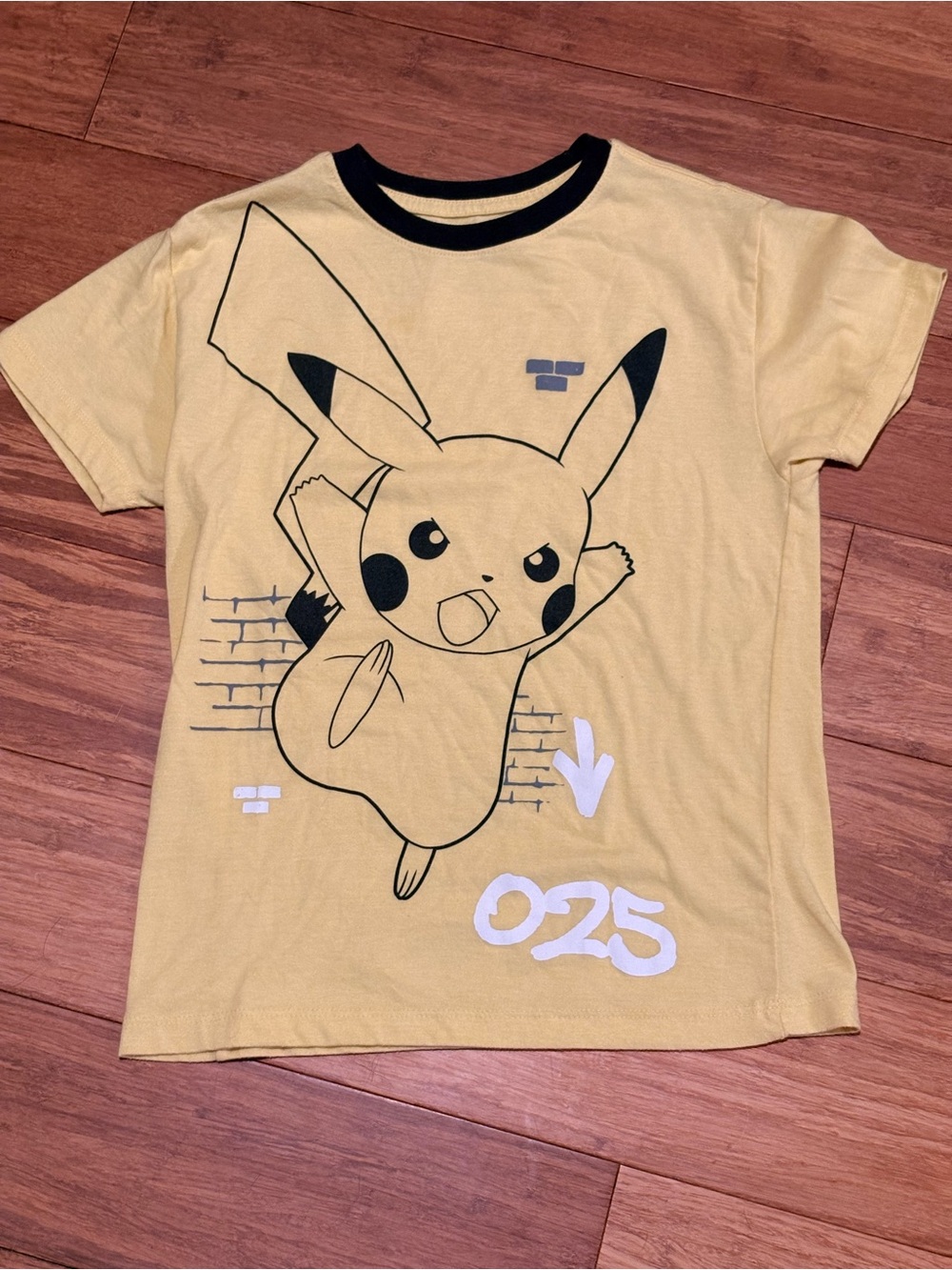 Pokemon Yellow Pikachu Graphic Ringer Tee